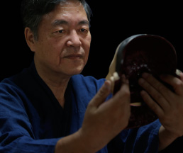 能面師・樋口玄正の写真-1　image photo of master of Gensho Higuchi No.1