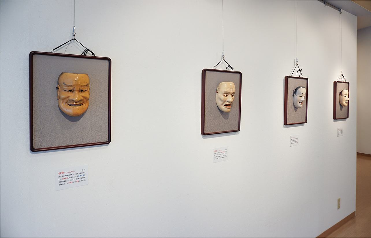能面教室・玄正会・第10回能面花心展会場3
